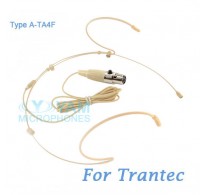 YAM Beige HM5-C4R Headset Microphone For Trantec Wireless Microphone