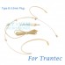 YAM Beige HM5-C4R Headset Microphone For Trantec Wireless Microphone