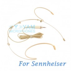 YAM Beige HM5-C4SE Headset Microphone For Sennheiser Wireless Microphone