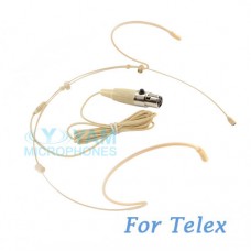 YAM Beige HM5-C4TE Headset Microphone For Telex Wireless Microphone