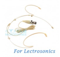 YAM Beige HM5-C5L Headset Microphone For Lectrosonics Wireless Microphone