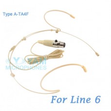 YAM Beige HM5-C6K Headset Microphone For Line 6 Wireless Microphone