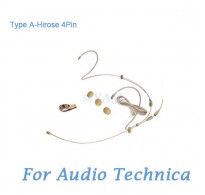 YAM Beige HM6-C4AT Earset Microphone For Audio Technica Wireless Microphone