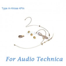 YAM Beige HM6-C4AT Earset Microphone For Audio Technica Wireless Microphone