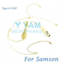 YAM Beige HM8-C3N Headset Microphone For SAMSON Wireless Microphone