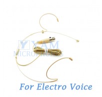 YAM Beige HM8-C4AV Headset Microphone For Electro-Voice Wireless Microphone