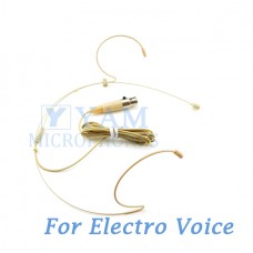 YAM Beige HM8-C4AV Headset Microphone For Electro-Voice Wireless Microphone