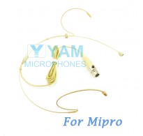 YAM Beige HM8-C4M Headset Microphone For Mipro Wireless Mirophone