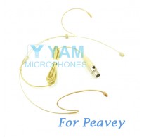 YAM Beige HM8-C4Q Headset Microphone For Peavey Wireless Mirophone