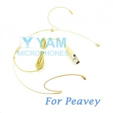 YAM Beige HM8-C4Q Headset Microphone For Peavey Wireless Mirophone