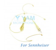 YAM Beige HM8-C4SE Headset Microphone For Sennheiser Wireless Microphone
