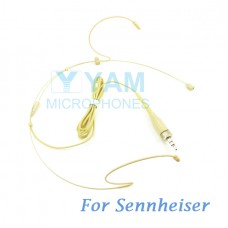 YAM Beige HM8-C4SE Headset Microphone For Sennheiser Wireless Microphone