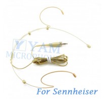 YAM Beige HM3-C4SE Headset Microphone For Sennheiser Wireless Microphone