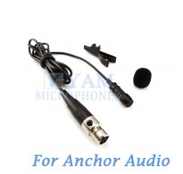 YAM Black LM1-C4AO Lavalier Microphone For Anchor Audio Wireless Microphone