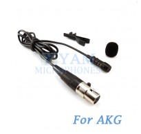 YAM Black LM1-C3A Lavalier Microphone For AKG Wireless Microphone