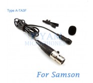 YAM Black LM1-C3N Lavalier Microphone For SAMSON Wireless Microphone