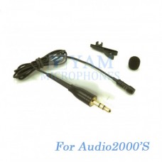 YAM Black LM1-C4AU Lavalier Microphone For Audio2000S Wireless Microphone