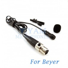 YAM Black LM1-C4BE Lavalier Microphone For Beyer Wireless Microphone