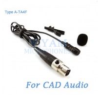 YAM Black LM1-C4CA Lavalier Microphone For CAD Audio Wireless Microphone