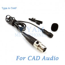 YAM Black LM1-C4CA Lavalier Microphone For CAD Audio Wireless Microphone