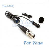 YAM Black LM1-C4G Lavalier Microphone For Vega Wireless Microphone