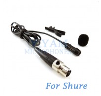 YAM Black LM1-C4S Lavalier Microphone For SHURE Wireless Microphone YAM Black LM1-C4S Lavalier Microphone For SHURE Wireless Microphone