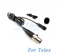 YAM Black LM1-C4TE Lavalier Microphone For Telex Wireless Microphone