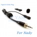 YAM Black LM1-C4Z Lavalier Microphone For Nady Wireless Microphone