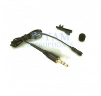 YAM Black LM1-C4UT Lavalier Microphone With 3.5mm Plug For Wireless Audio System PC Recorder