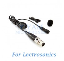 YAM Black LM1-C5L Lavalier Microphone For Lectrosonics Wireless Microphone