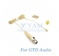 YAM Beige LM2-C3D Lavalier Microphone For GTD Audio Wireless Microphone