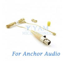 YAM Beige LM2-C4AO Lavalier Microphone For Anchor Audio Wireless Microphone