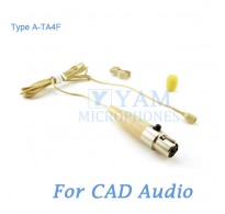 YAM Beige LM2-C4CA Lavalier Microphone For CAD Audio Wireless Microphone