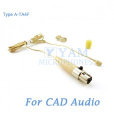 YAM Beige LM2-C4CA Lavalier Microphone For CAD Audio Wireless Microphone