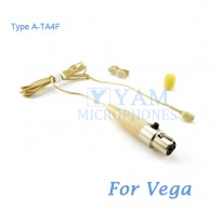 YAM Beige LM2-C4G Lavalier Microphone For Vega Wireless Microphone