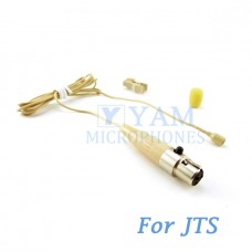 YAM Beige LM2-C4J Lavalier Microphone For JTS Wireless Microphone