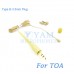 YAM Beige LM2-C4O Lavalier Microphone For TOA Wireless Microphone
