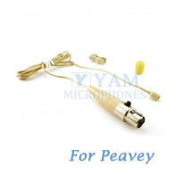 YAM Beige LM2-C4Q Lavalier Microphone For Peavey Wireless Mirophone