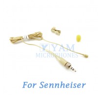YAM Beige LM2-C4SE Lavalier Microphone For Sennheiser Wireless Microphone