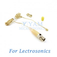 YAM Beige LM2-C5L Lavalier Microphone For Lectrosonics Wireless Microphone