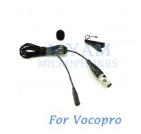 YAM Black LM3-C3P Lavalier Microphone For Vocopro Wireless Microphone