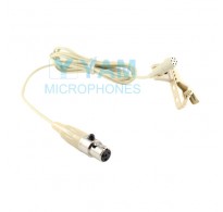 YAM Beige LM3-C4M Lavalier Microphone For Mipro Wireless Mirophone