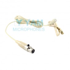 YAM Beige LM3-C4G Lavalier Microphone For Vega Wireless Microphone