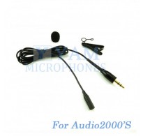 YAM Black LM3-C4AU Lavalier Microphone For Audio2000S Wireless Microphone