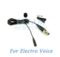 YAM Black LM3-C4AV Lavalier Microphone For Electro-Voice Wireless Microphone