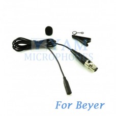 YAM Black LM3-C4BE Lavalier Microphone For Beyer Wireless Microphone