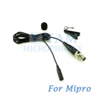 YAM Black LM3-C4M Lavalier Microphone For Mipro Wireless Mirophone