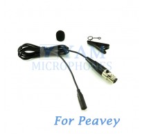 YAM Black LM3-C4Q Lavalier Microphone For Peavey Wireless Mirophone