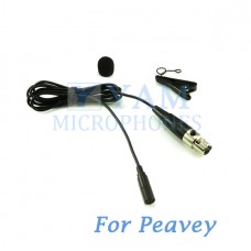 YAM Black LM3-C4Q Lavalier Microphone For Peavey Wireless Mirophone