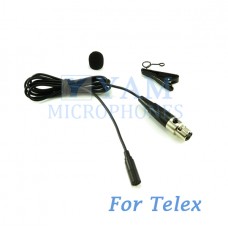 YAM Black LM3-C4TE Lavalier Microphone For Telex Wireless Microphone